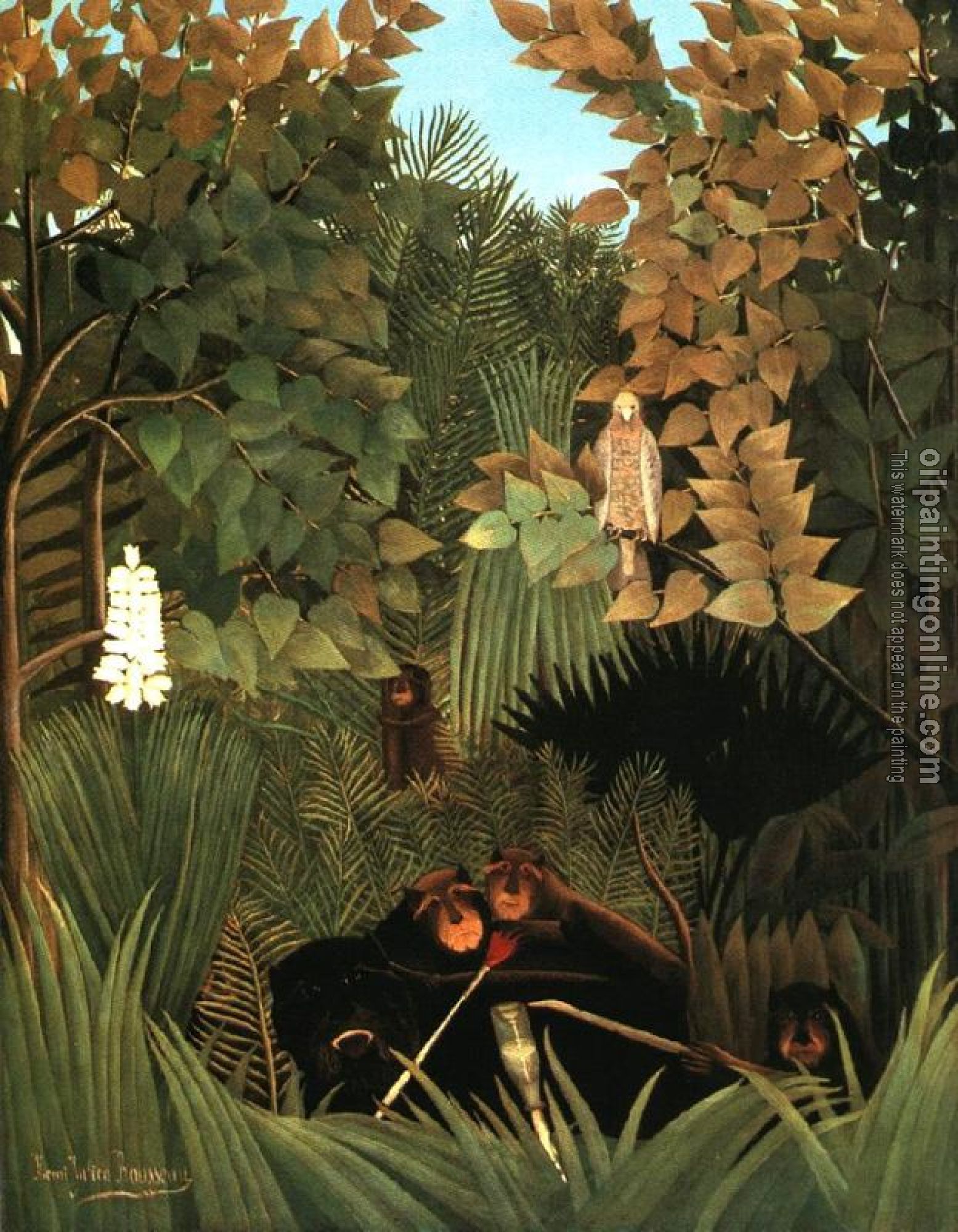 Henri Rousseau - The Merry Jesters II